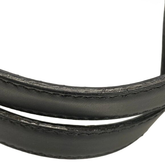 Auth DIOR/ChristianDior Trotteur - Dark Navy Cream Jacquard Leather Tote Bag - Picture 9 of 16